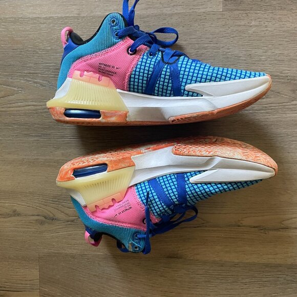 Nike LeBron Witness VII Hyper Royal Pink Basketball Shoes DM1123-400 Mens Sz 7.5 - Picture 5 of 9